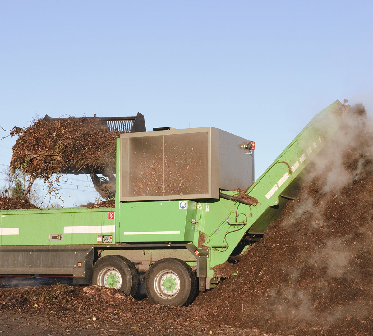 Industrial compost